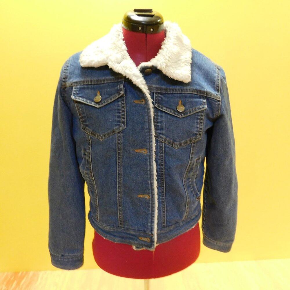 Vintage Scorpio USA 1990's Kids Denim jacket Medium Unisex Kids
